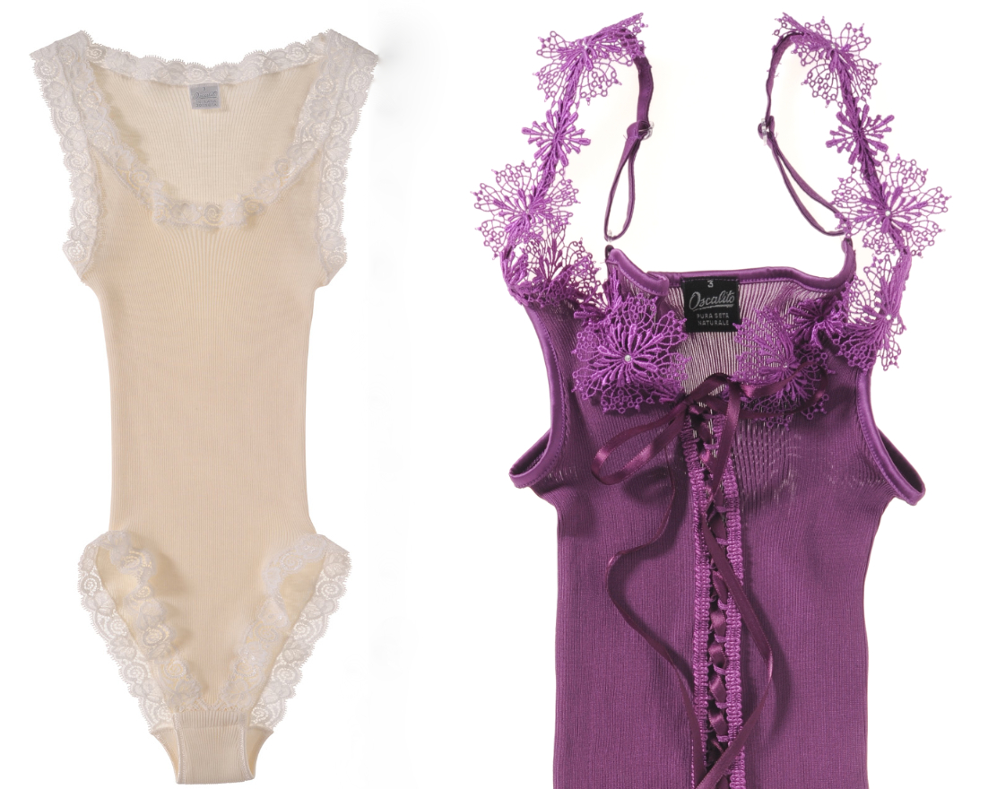 Lingerie leggera, calda e seducente